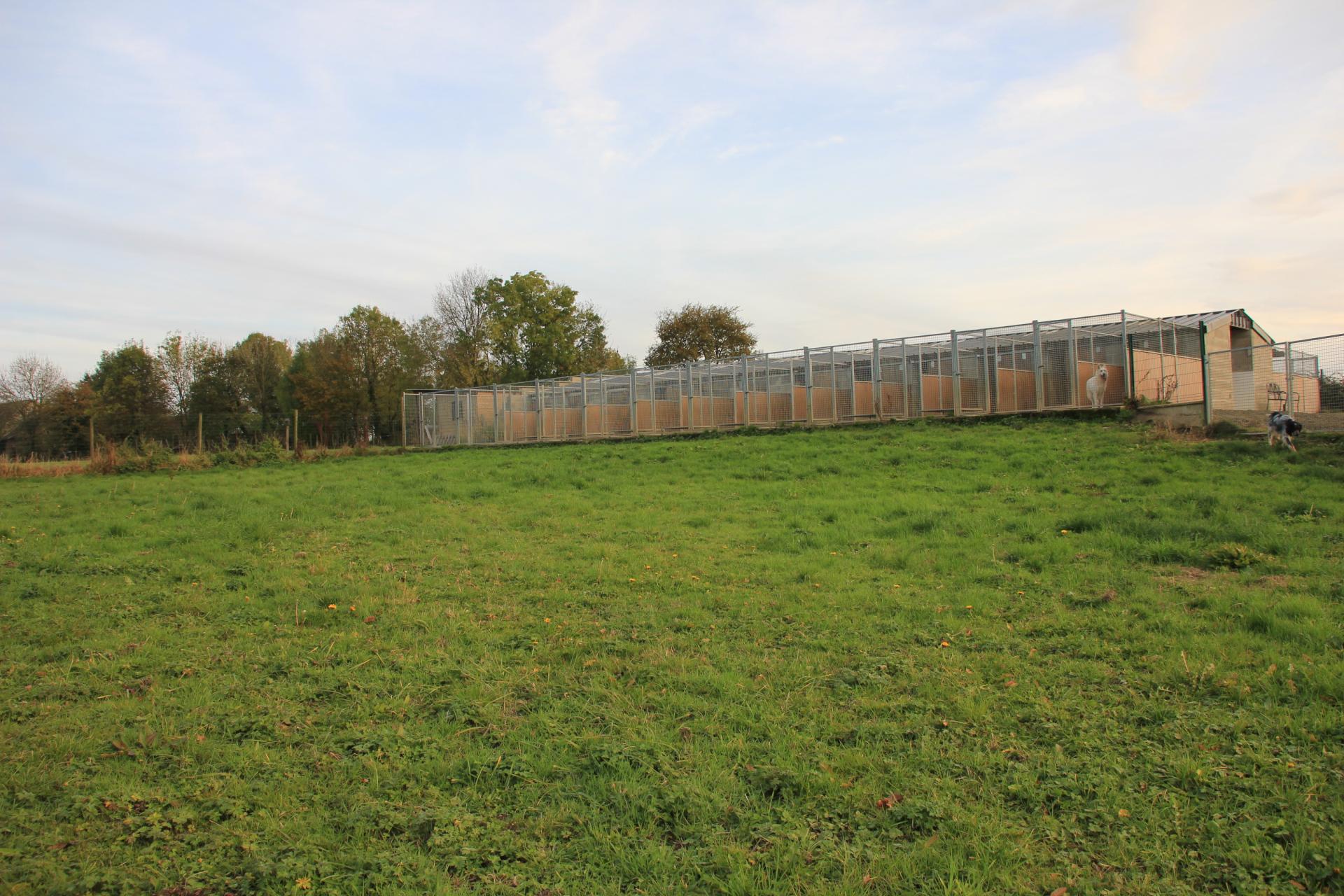 Les mêmes boxes depuis un parc.